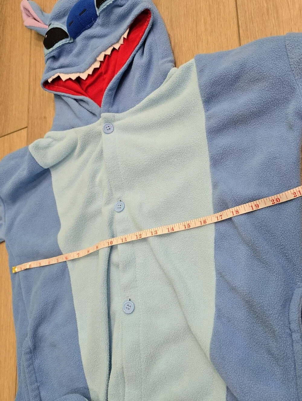 Disney Lilo & Stitch pajamas Halloween costume cosplay Blue Monster Alien